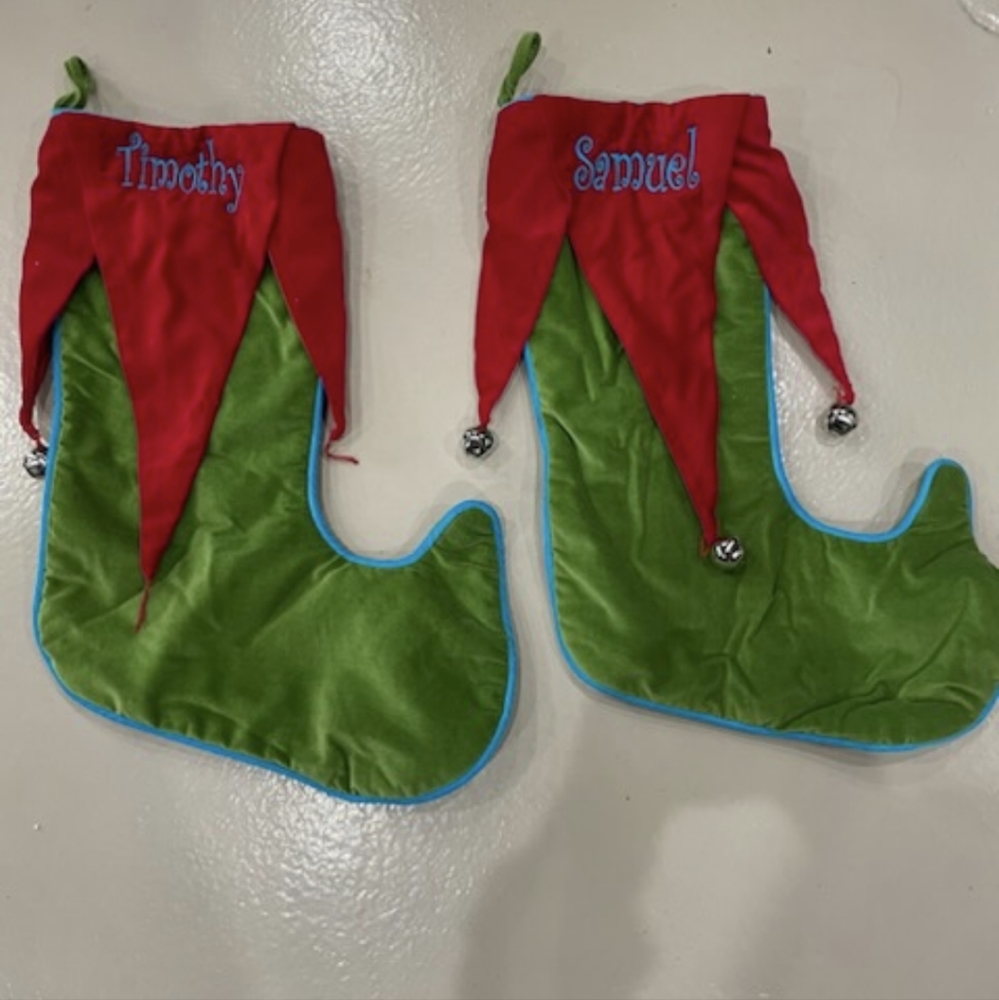 Samuel and Timothy Christmas Stockings